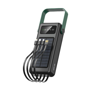 پاوربانک خورشیدی گرین لاین مدل Solar Max ظرفیت ۳۰۰۰۰ میلیآمپرساعت
